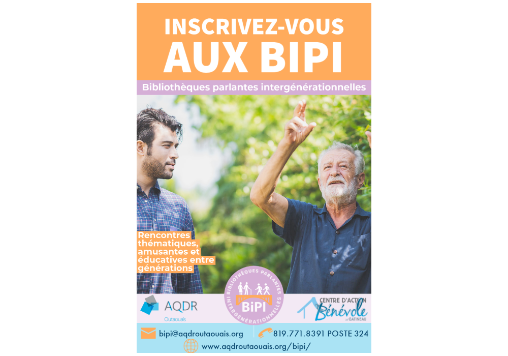  Le Centre d’action bénévole de Gatineau est partenaire des BIPI