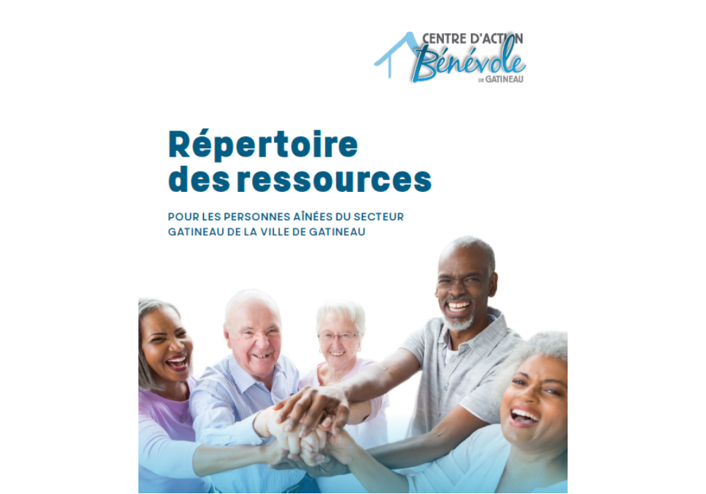 Répertoires des ressources (pour personnes aînées du secteur Gatineau de la ville de Gatineau)