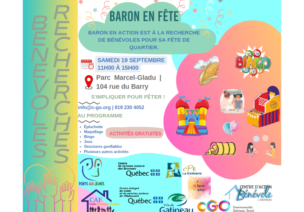 Baron en fête a besoin de vous!