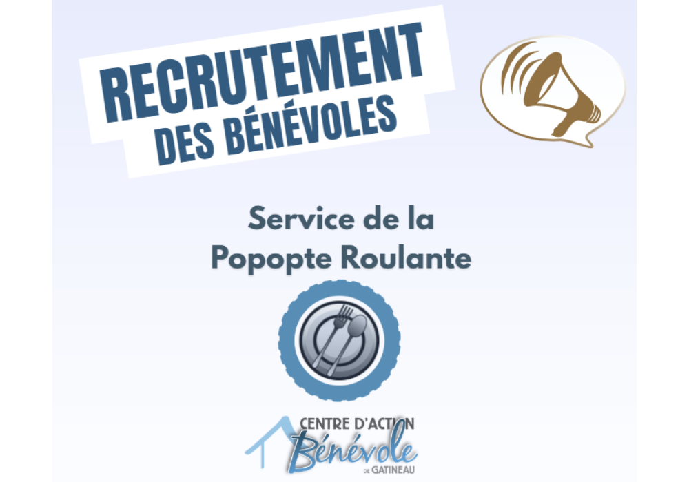 On recrute des bénévoles – Joignez-vous au Service de la Popote Roulante