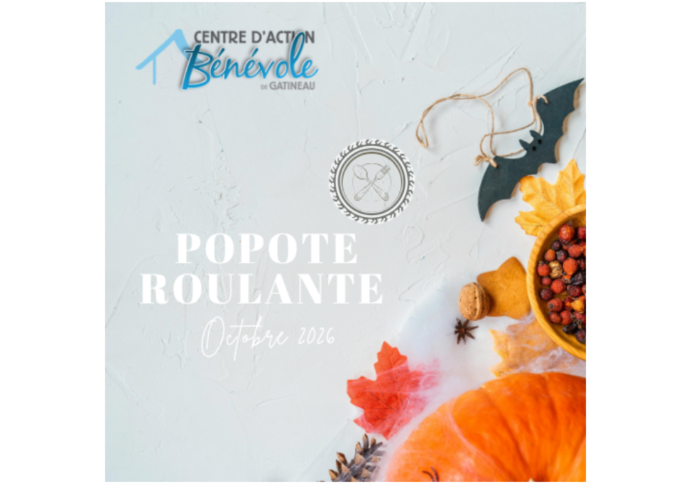  MENU DE LA POPOTE ROULANTE POUR LE MOIS D’OCTOBRE 2026 